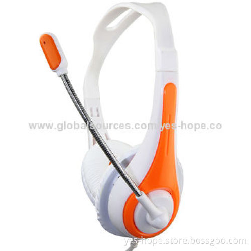 Good Quality Long-wired Computer Headphones with 20Hz-20kHz Frequency
